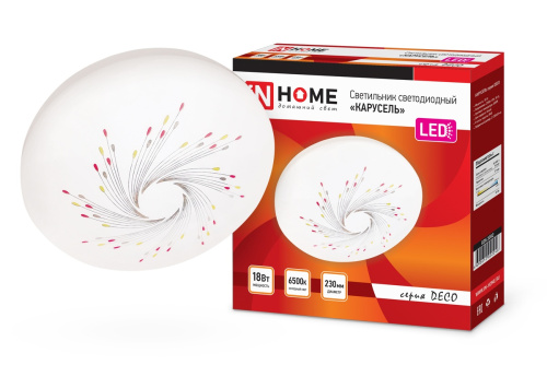 Светильник светодиодный серии DECO 18Вт 230В 6500К 1170лм 230х55мм КАРУСЕЛЬ IN HOME купить за 0 руб. в Новосибирске