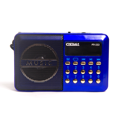 Радиоприемник "Сигнал РП-222", бат. 3*АА (не в компл.), 220V, акб 400мА/ч, USB, SD, дисплей 17823 купить за 0 руб. в Новосибирске