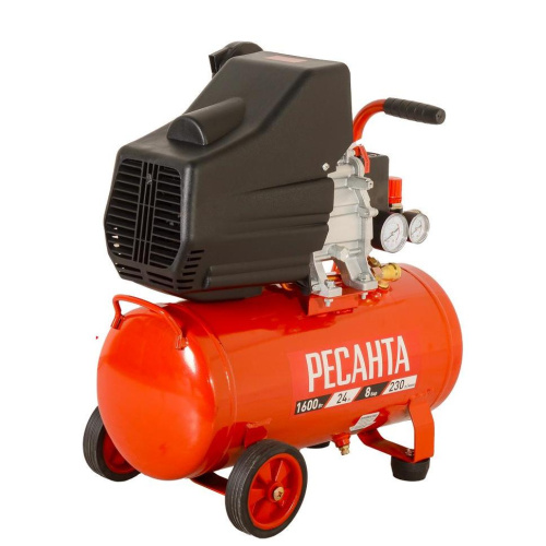 Компрессор воздушный КП-24/230М Ресанта, 24 литра, 1600 Вт, 74/7/1 купить за 10 590 руб. в Новосибирске