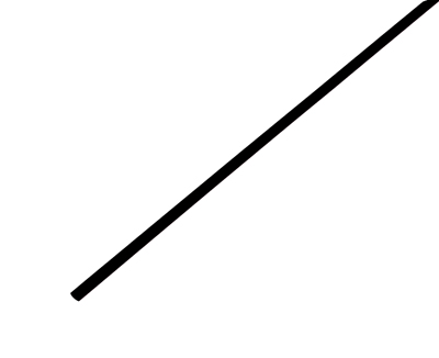 2.5 / 1.25 мм, 1м, термоусадка черная  REXANT купить за 9 руб. в Новосибирске