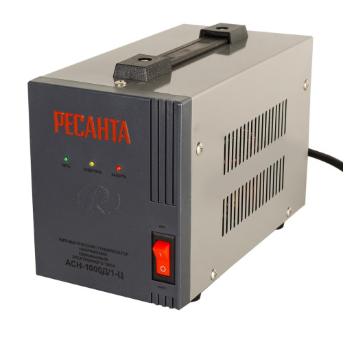 Стабилизатор напряжения АСН-1000Д/1-Ц Ресанта, 63/6/38 купить за 2 420 руб. в Новосибирске