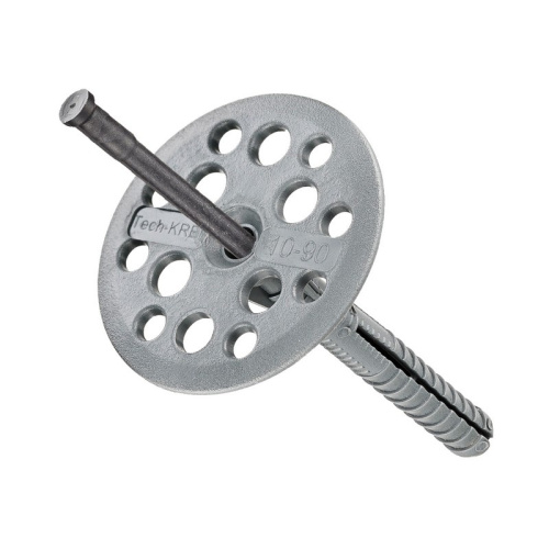 Дюбель-гвоздь для изоляции 10х90 мм (50 шт) с пластиковым гвоздем, тов-112266 купить за 0 руб. в Новосибирске