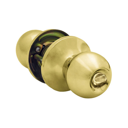 Защелка дверная SCHLOSS 42022 KL-01 с ручкой шар, фиксатор, золото (30), тов-139666 купить за 986 руб. в Новосибирске