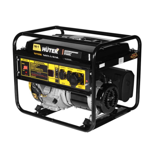 Генератор бензиновый Huter DY8000L, 64/1/33 купить за 47 390 руб. в Новосибирске
