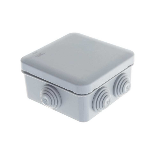 Коробка распр. откр.пр. PLEXUP 41255-R IP55 (100х100х50) 6 вводов, 736607 купить за 153 руб. в Новосибирске