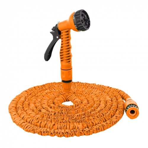 Шланг растягивающийся в наборе с лейкой 22м Вихрь, 73/7/2/26 купить за 1&nbsp;380 руб. в Новосибирске