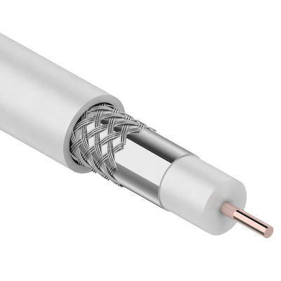 Кабель RG-6U, 75 Ом, 305м., белый  REXANT купить за 36 руб. в Новосибирске