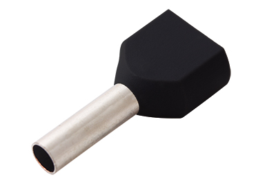 Наконечник штыревой ВТУЛОЧНЫЙ 2х1.5 мм² изолированный (НШВи(2) 1.5-8/НГи2 1,5-8) черный REXANT купить за 10 руб. в Новосибирске