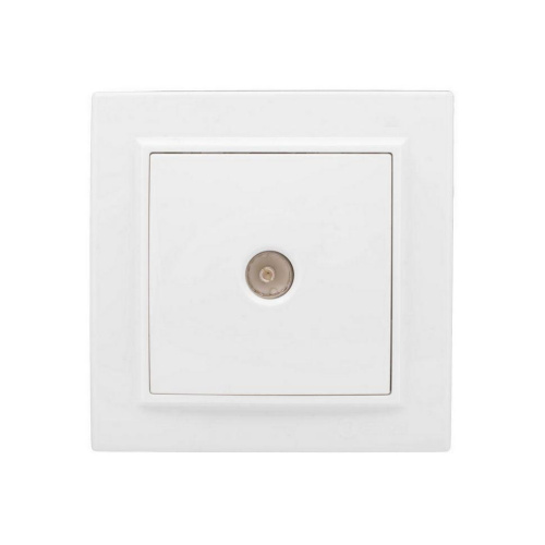 Розетка ТВ CLASSICO  белая 2027  , шт купить за 95 руб. в Новосибирске