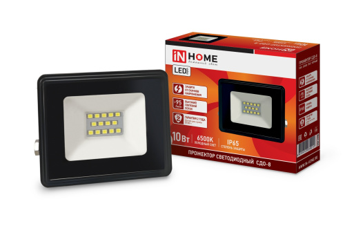 Прожектор светодиодный СДО-8  20Вт 230В 6500К 1900Лм IP65 IN HOME купить за 449 руб. в Новосибирске