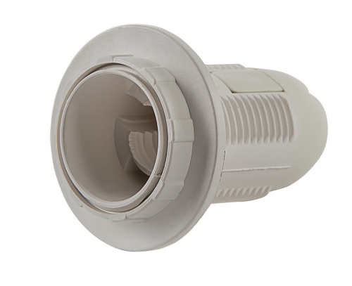 Патрон Е27-ППК пластиковый с прижимным кольцом IN HOME купить за 52 руб. в Новосибирске