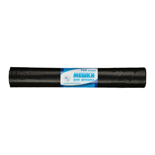 Мешки для мусора ПВД 160л 90x110см 50мкм черные 10шт/рул_Green Pack, 746466 купить за 305 руб. в Новосибирске
