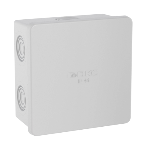Коробка распределительная 80х80х40 IP44 DKC 53700 6 вводов для открытой установки, 2260 (2261) купить за 180 руб. в Новосибирске
