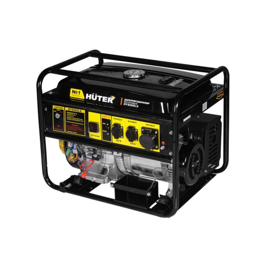 Электрогенератор Huter DY8000LX, электростартер, 7000Вт, 64/1/19 купить за 53 690 руб. в Новосибирске