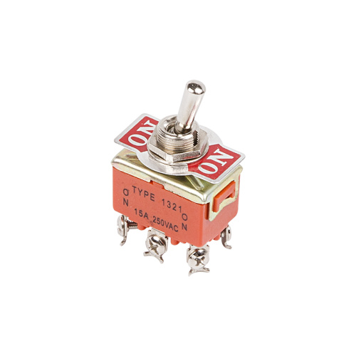 Тумблер 250V 15А (6c) ON-ON двухполюсный (KN-202) купить за 113 руб. в Новосибирске