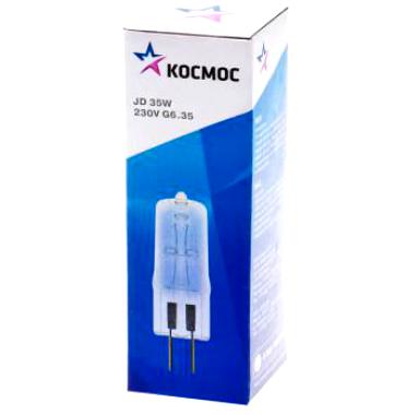 Лампа галогеновая JD 220V 35W G6,35 Космос, аналог ЭРА GY6.35-JCD-35W-230V купить за 0 руб. в Новосибирске