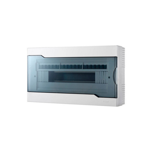 730-2000-018 Бокс с прозрачной крышкой ЩРН-П-18 для нар/уст.18-х модульных устр. купить за 1 259 руб. в Новосибирске