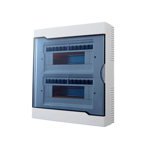 730-2000-024 NEW Бокс с прозрачной крышкой ЩРН-П-24 для наружной уст.24-х модульных устройств (10шт) купить за 1 570 руб. в Новосибирске