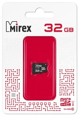 Карта памяти MIREX microSDHC 32Gb (UHS-I, Class 10) б/a купить за 0 руб. в Новосибирске