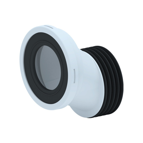 Манжета д/унитаза эксцентрическая жесткая d=110мм со смещением 40мм, тов-175379 купить за 492 руб. в Новосибирске