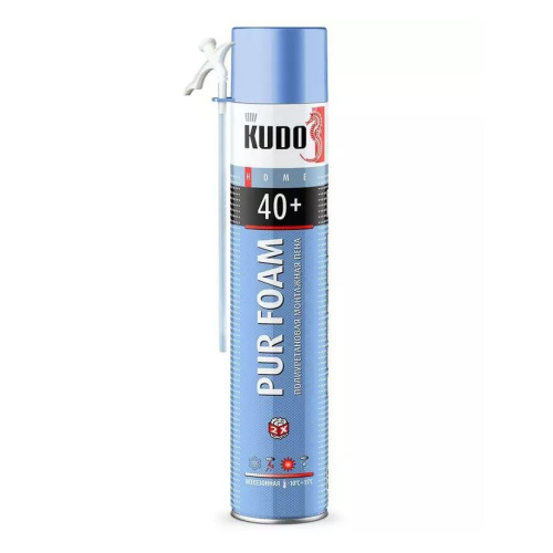 Пена полиуретановая монтажная Kudo Home 40+ бытов. всесезонная (1 л), тов-214837 купить за 490 руб. в Новосибирске