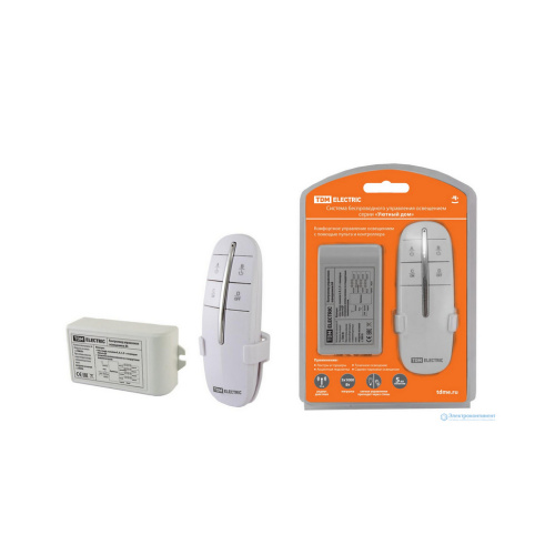 Комплект для беспроводного управления освещением ПУ2-МK-3 (3 канала)  "Уютный дом" TDM (SQ1508-0106) купить за 0 руб. в Новосибирске