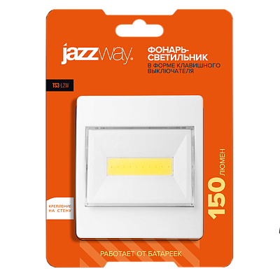 Фонарь-светильник JazzWay TS3-L2W выключательный купить за 327 руб. в Новосибирске