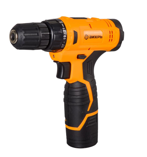 Дрель-шуруповерт аккумуляторная "ВИХРЬ" ДА-12-1 (24Нм, 12V) 1 скорость, 72/14/11 купить за 1&nbsp;690 руб. в Новосибирске