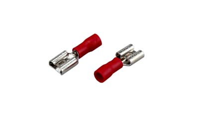 КЛЕММА ПЛОСКАЯ изолированная (гнездо) 0.5-1.5мм² ( VF 1.25- 250 )  REXANT купить за 11 руб. в Новосибирске