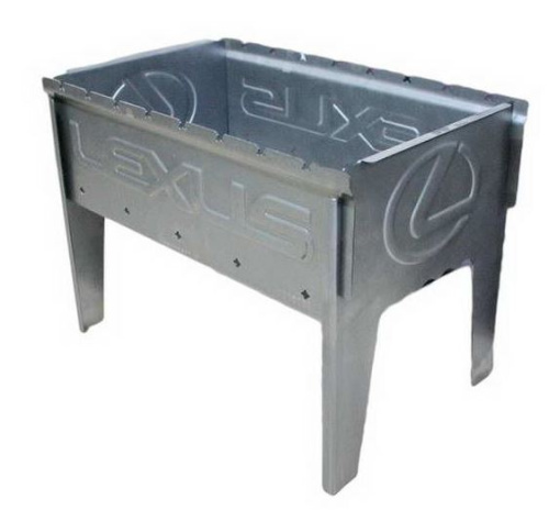 Мангал разборный лог "AVTO ПИКНИК" S=1,5 мм (5 кг) купить за 0 руб. в Новосибирске