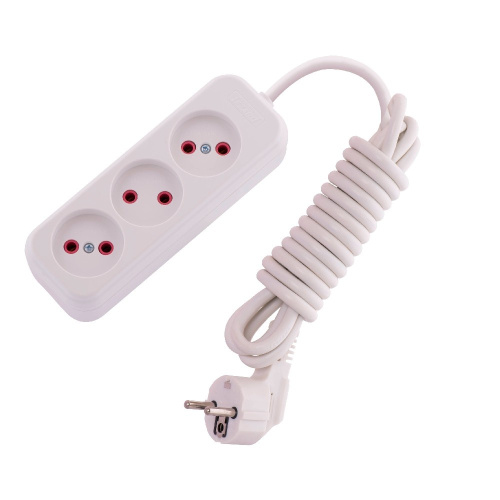 720-0303-303 LILA Удлинитель б/з 3 вх. 3 м (2200Вт) купить за 468 руб. в Новосибирске