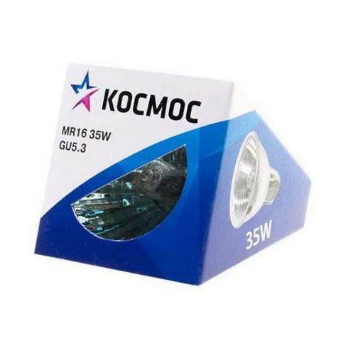 Лампа  галогеновая MR16  35W с/с 12V GU5.3 Космос купить за 0 руб. в Новосибирске