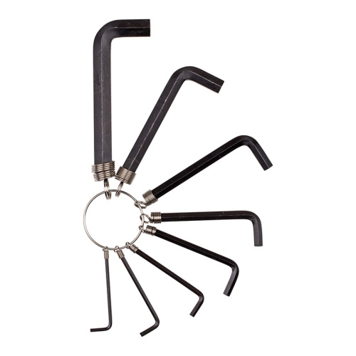 Набор инбусовых ключей на кольце Biber 90501 2-10 мм 8 шт., тов-085694 купить за 162 руб. в Новосибирске