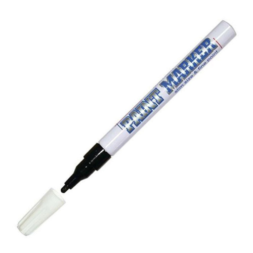 Маркер лаковый MunHwa 2 мм черный, 522456 купить за 156 руб. в Новосибирске