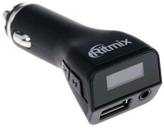 FM-трансмиттер Ritmix FMT-A740 [AUX/USB] DC 12 В, USB-порт для зарядки устройств, макс.16 Гб купить за 0 руб. в Новосибирске