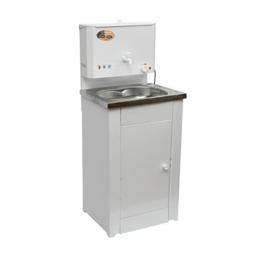 Умывальник дачный КОМФОРТ, с подогревом, нержавеющая мойка, цвет белый, шт, 74/4/6 купить за 0 руб. в Новосибирске