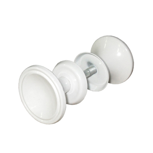 Ручка-кнопка дверная AL K, белая, тов-062302 купить за 0 руб. в Новосибирске