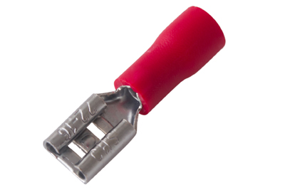 КЛЕММА ПЛОСКАЯ изолированная (КПИ гнездо - 5.6мм) ( VF 1.25- 187(8) ) REXANT купить за 11 руб. в Новосибирске