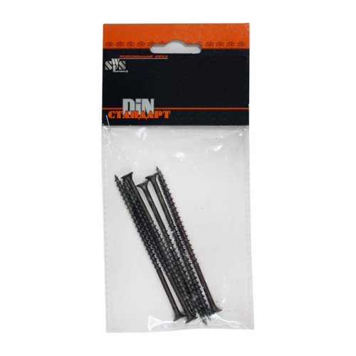 Саморез ШСГД 4,8х110 (3 шт) пакетик, тов-091737 купить за 42 руб. в Новосибирске