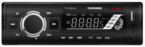 Автомагнитола TELEFUNKEN TF-CCR8102 черный\W(1din/4х40Вт/радио/USB/TF) купить за 0 руб. в Новосибирске