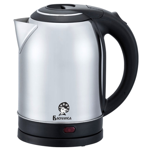 Чайник эл. ВАСИЛИСА Т-31-2000 нержавейка, черный, 1500Вт, 2,0л купить за 0 руб. в Новосибирске