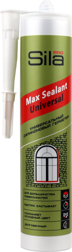 Герметик силиконовый универсальный белый, Sila PRO Max Sealant, 280 мл, SSUWH0290 купить за 0 руб. в Новосибирске