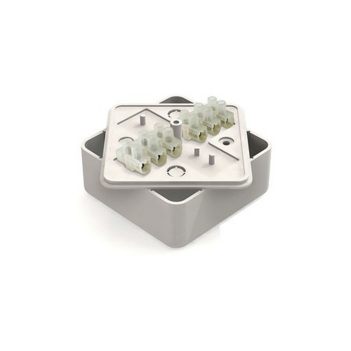 Коробка распр. откр. пр. с клемм. PLEXUP 41212-01 IP40 (75х75х20), 736626 купить за 125 руб. в Новосибирске