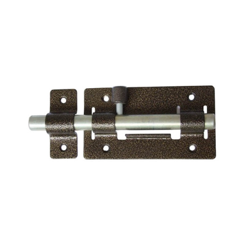 Задвижка дверная ЗД 01, накладная, круглый ригель, бронза, тов-141455 купить за 416 руб. в Новосибирске