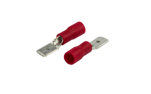 КЛЕММА ПЛОСКАЯ изолированная (КПИ штекер - 4.8мм) ( VM 1.25- 187(8) ) REXANT купить за 10 руб. в Новосибирске