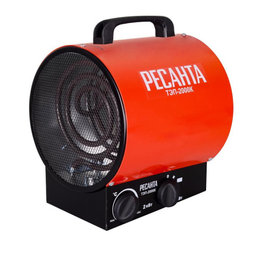 Пушка тепловая ТЭП-2000К Ресанта, 67/1/7, электрическая купить за 3 251 руб. в Новосибирске