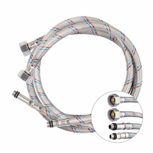 Подводка гибкая для смесителя Klip 1307, 1/2" x М10, 1000 мм (2 шт.), тов-213285 купить за 453 руб. в Новосибирске