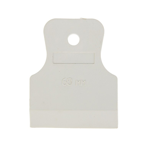 Шпатель резиновый Biber 35266 белый 60 мм, тов-130025 купить за 42 руб. в Новосибирске