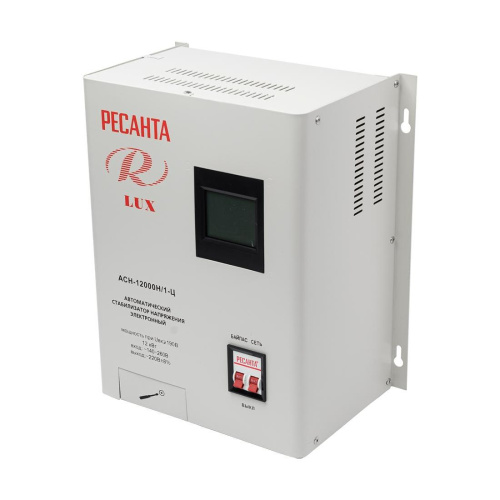 Стабилизатор LUX РЕСАНТА АСН-12000 Н/1-Ц, 63/6/22 купить за 23 723 руб. в Новосибирске
