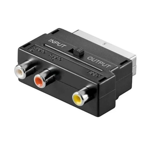 Переходник СКАРТ Ск-3RCA (гн) (вх/вых) Сигнал, 9917 купить за 176 руб. в Новосибирске